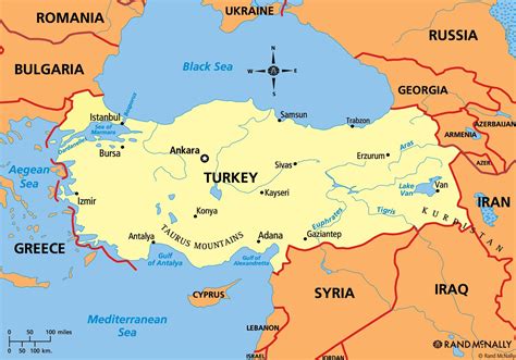 Günstig nach türkei telefonieren ist einfach. Die Türkei Kontinent-Karte - Karte von der Türkei ...