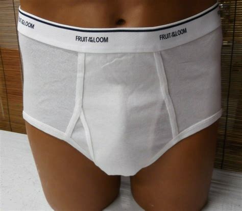 Vintage 90 S Fruit Of The Loom Tighty Whities Brief Men S Large EBay