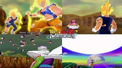 The game was developed by dimps and published in north america by atari and in europe and. Dragon Ball Z Infinite World Todas las Cinemáticas Saga de Majin Buu - YouTube