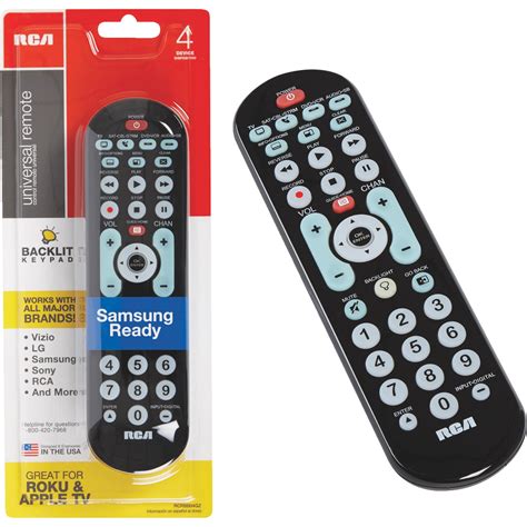 Rca Rcrbb04gr 8 Device Big Button Universal Remote With Streaming