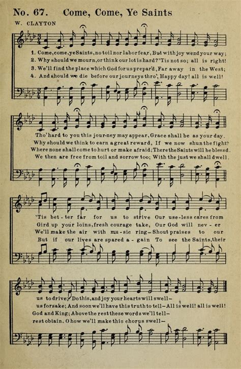 Latter Day Saints Congregational Hymns Page 67