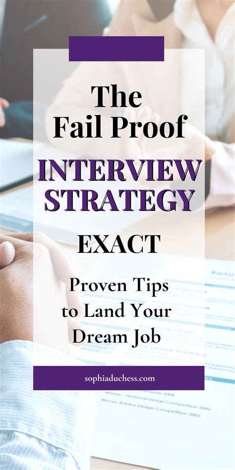 Proven Job Tips To Help You Land Your Dream Job Interview Tips For