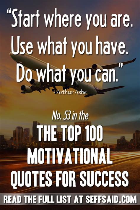 The Top 100 Motivational Quotes For Success Motivational