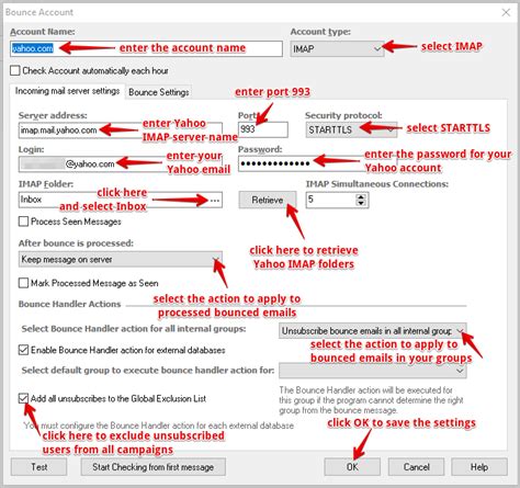 How To Use Yahoo Smtp Settings In Easymail7 To Send Email Campaigns