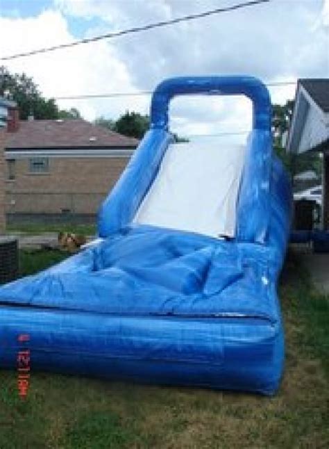 15ft Waterslide With Pool Rental Chicago Inflatables