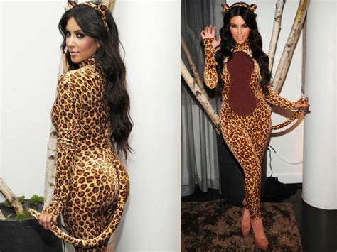 From Sexy To Slutty Kim Kardashians Halloween Costumes