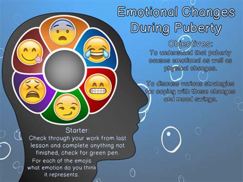 Yr7 Pshe Emotional Changes In Puberty Teaching Resources