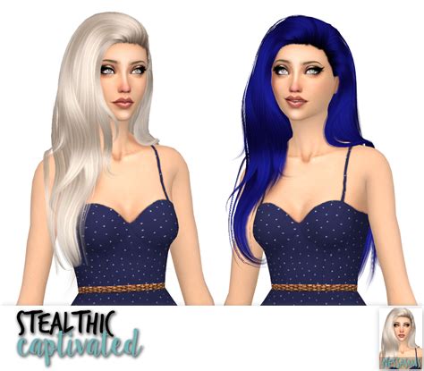 Sims 4 Hairs Nessa Sims Stealthic Captivated Prisma And Vapor Hairs
