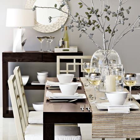 Great House Interior: gray dining room