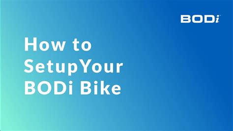 How To Setup Your Myx Bike Beachbody Youtube