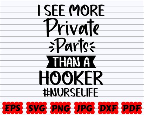 I See More Private Parts Than A Hooker Svg I See More Private Parts Svg