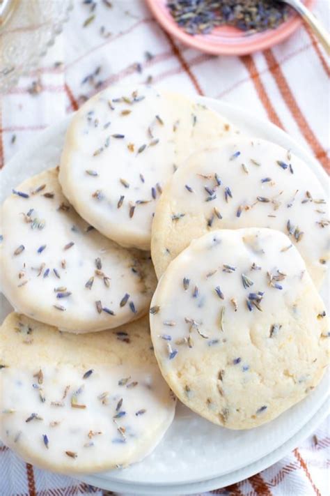 Lemon Lavender Shortbread Cookies Recipe Lavender Cookie Recipe