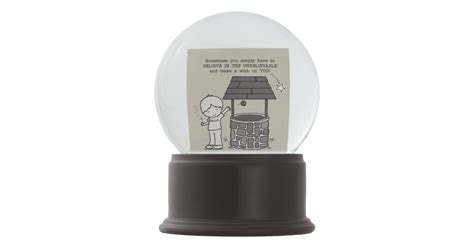 Make A Wish On You Snow Globe Zazzle