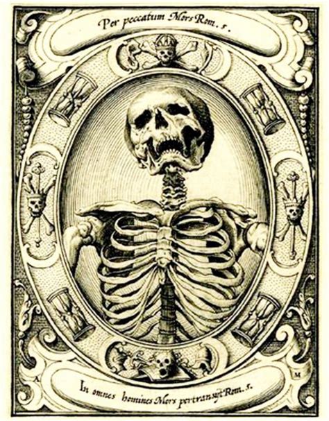 Armle Memento Mori Alexander Mair 1605 Skull Art Print Skull