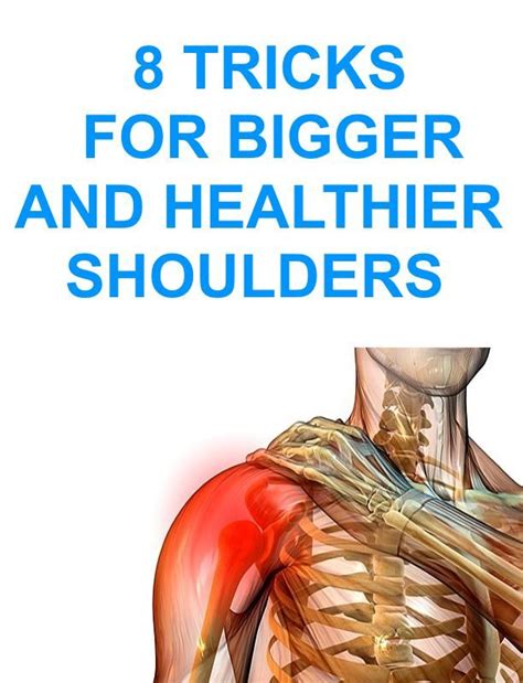 8 Tricks For Bigger Healthier Shoulders Upper Body Workout Shoulder