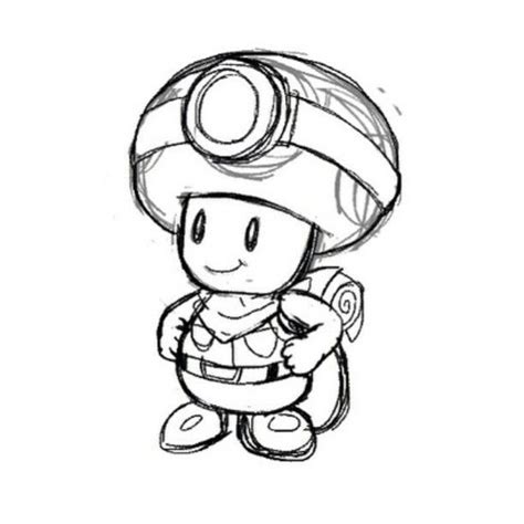 Capitan Toad Mario Coloring Pages Super Mario Coloring Pages