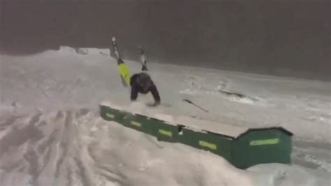 Epic Ski Trick Fail And Edit Hilarious Youtube