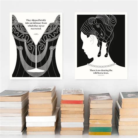 Clever Literary Art Posters Pair Beloved Book Quotes With Exquisitely