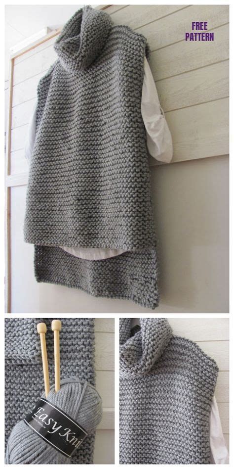 8 Tabard Ideas Vest Pattern Knitting Patterns Knit Vest Pattern