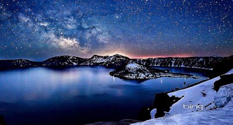 Free Download Milky Way Above Crater Lake Oregon Nagesh
