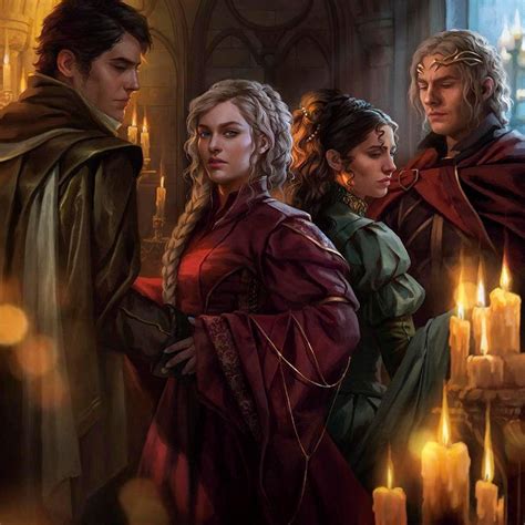 Rhaenyra And Alicent By Magali Villeneuve Imaginarywesteros