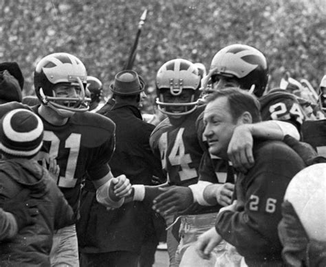 ― bo schembechler, bo's lasting lessons: Bo Schembechler at the UM-OSU game in 1969 (The Detroit ...