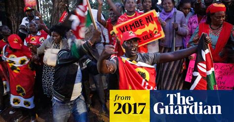 Kenyan President Declared Winner Of Disputed Election Rerun Kenya The Guardian