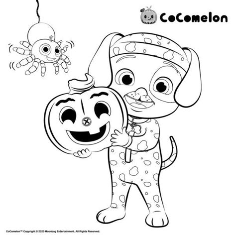 Cocomelon Coloring Pages Playing With Friends