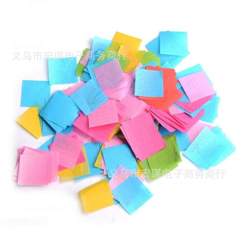 1 Bag Tissue Paper Squares Party Square Confetti Decorative Paper Craft
