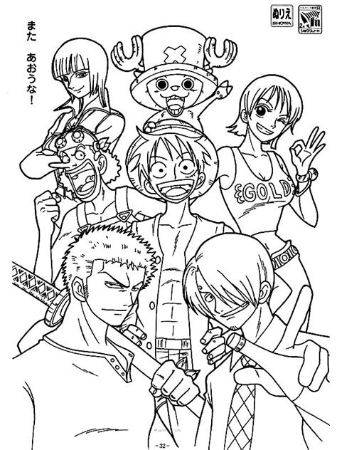 Un Coloriage One Piece Gratuit à Imprimer Tête à Modeler