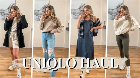 huge uniqlo 2022 haul and review new range and try on youtube