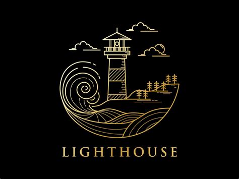Lighthouse Logo Design By Dedy Setya On Dribbble