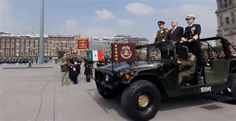 amlo celebra los 200 años del colegio militar durante el desfile del 16 de septiembre