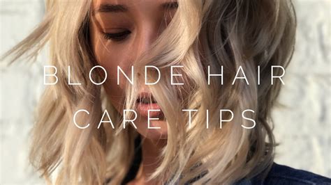 How To Care For Blonde Hair Top 10 Tips For Hair Care Aja Dang Youtube
