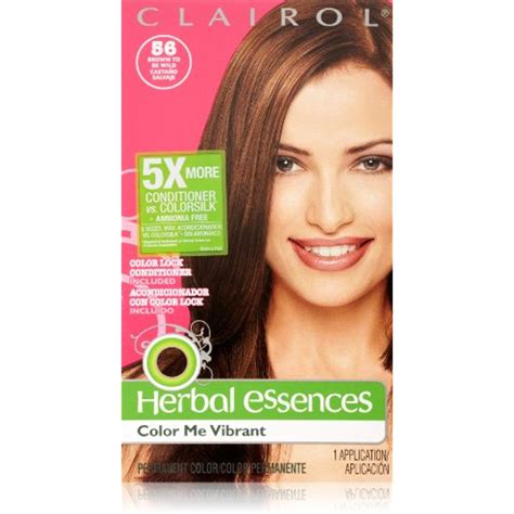 Herbal Essences Color Me Vibrant Permanent Hair Color 056 Brown To Be Wild 1 Kit Herbal