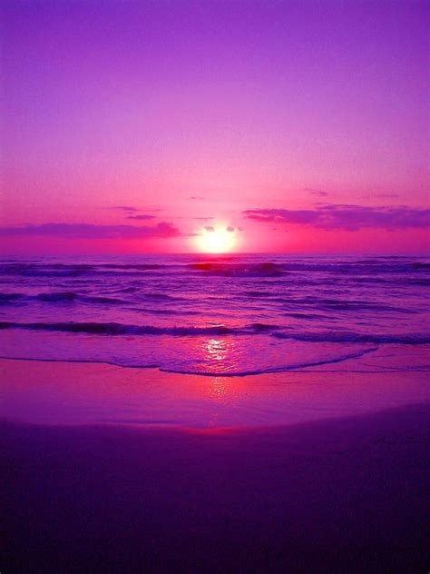 Purple Sunrise By Richie Tatum Purple Sunset Beautiful Nature Beautiful Sunset