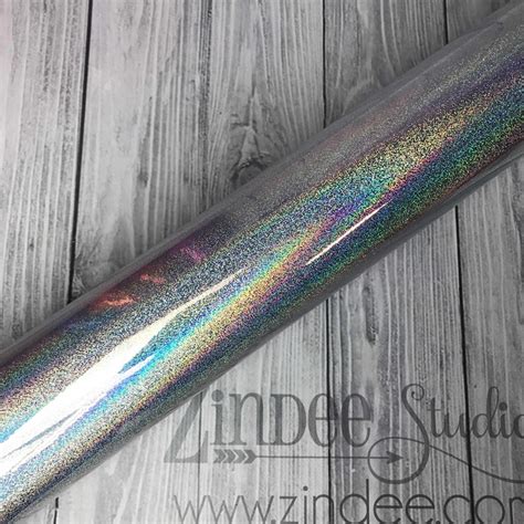Silver Holographic Glitter Adhesive Vinyl 651 Equivalent Etsy