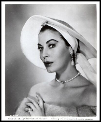 Sultry Femme Fatale Ava Gardner 1959 Alluring Pose Superb Glamour Photo 493 Ebay