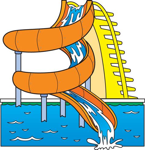 Cartoon Pictures Of Water Slides