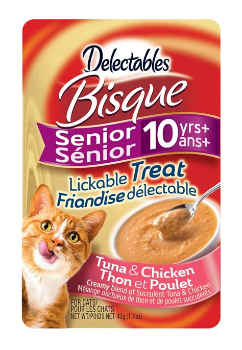 Hartz Delectables Bisque Senior 10 Yrs Lickable Cat Treat Tuna