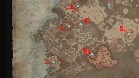 Diablo 4 All Waypoint Locations Gamepur