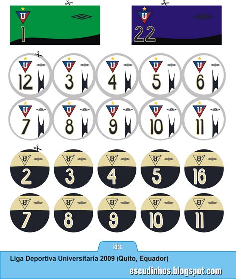 Customize your vitamin packs & get 25% off your first order! Escudinhos: Kits: Barcelona, El Nacional, Emelec e LDU 2009