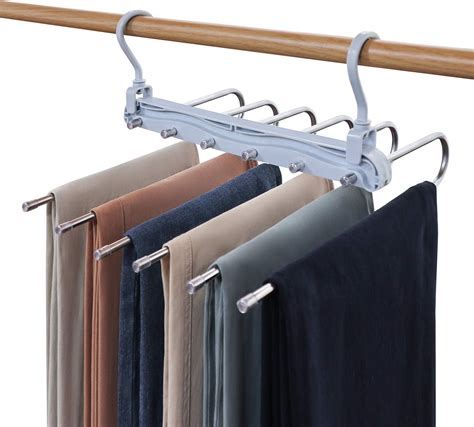 2 Hangers Trouser Saving Space Layers 6 Hangers Pants Niclogi Pack