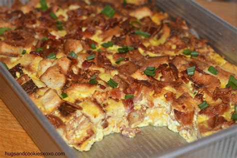 Overnight Bacon Egg And Cheese Casserole Hugs And Cookies Xoxo
