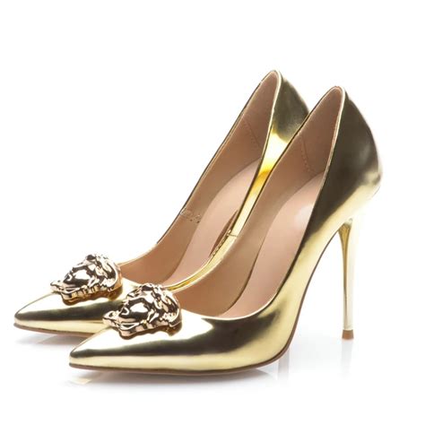 Buy Bridal Gold Wedding Shoes Sexy Party High Heels