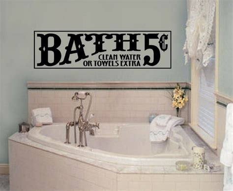 Words on bathroom walls (2020). Bath Vinyl Wall Decal Words Stickers Lettering Decor | eBay