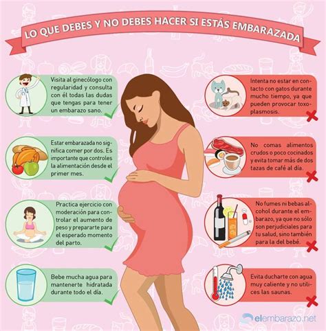 Infografía Lo Que Debes Y No Debes Hacer Si Estás Embarazada