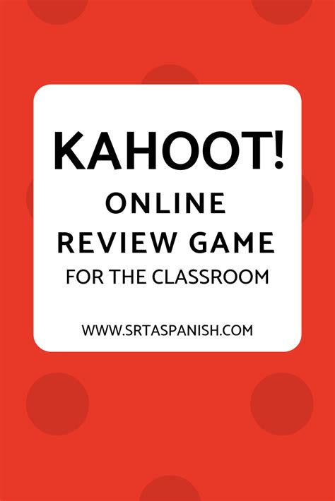 Kahoot Online Review Game For The Classroom Online Learning Games
