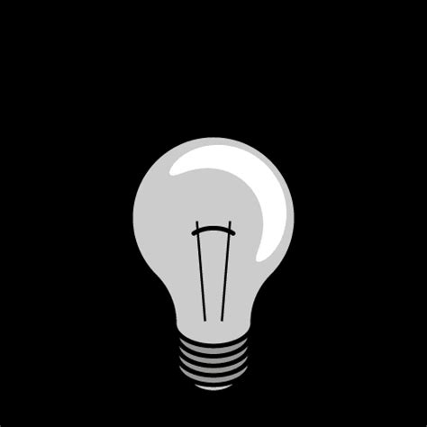 Light Bulb Animated Clipart Gif