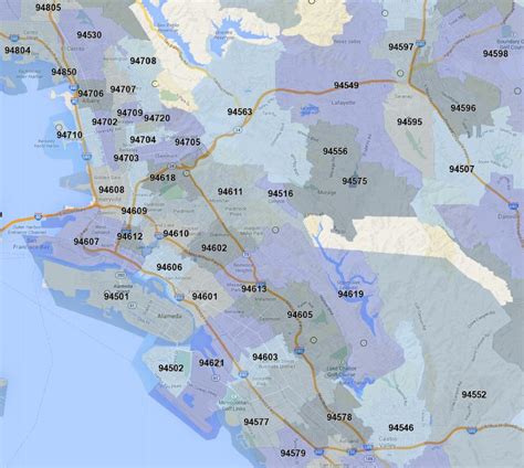 Zip Code Map Bay Area Maps Database Source Free Hot Nude Porn Pic
